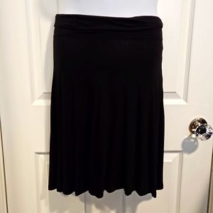 a.n.a, black, lighweight, soft, and comfortable skirt. Size M.